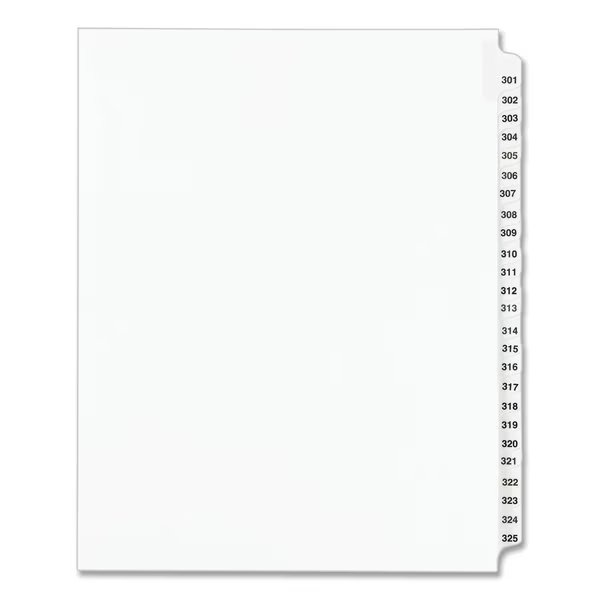Index Side Tab 8-1/2 x 11